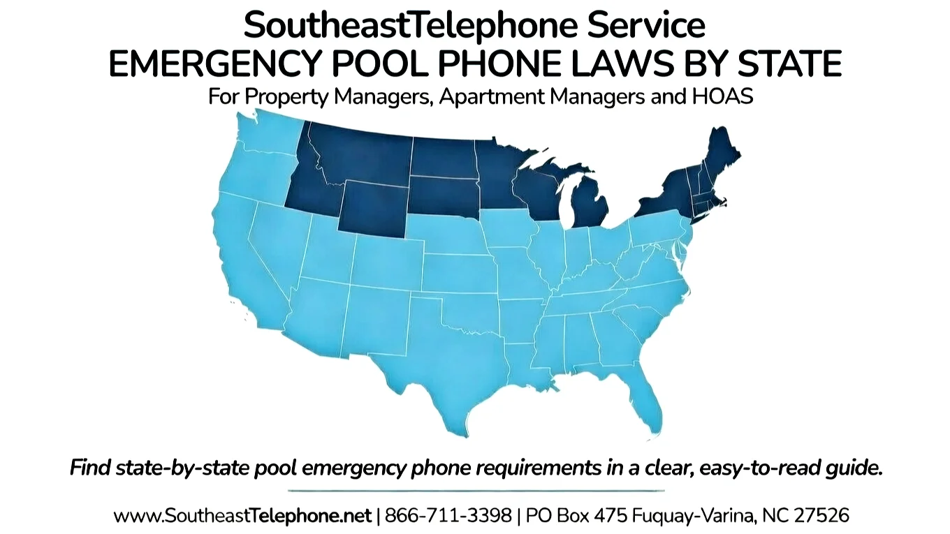 Pool emergency phone laws by state - state-by-state compliance guide